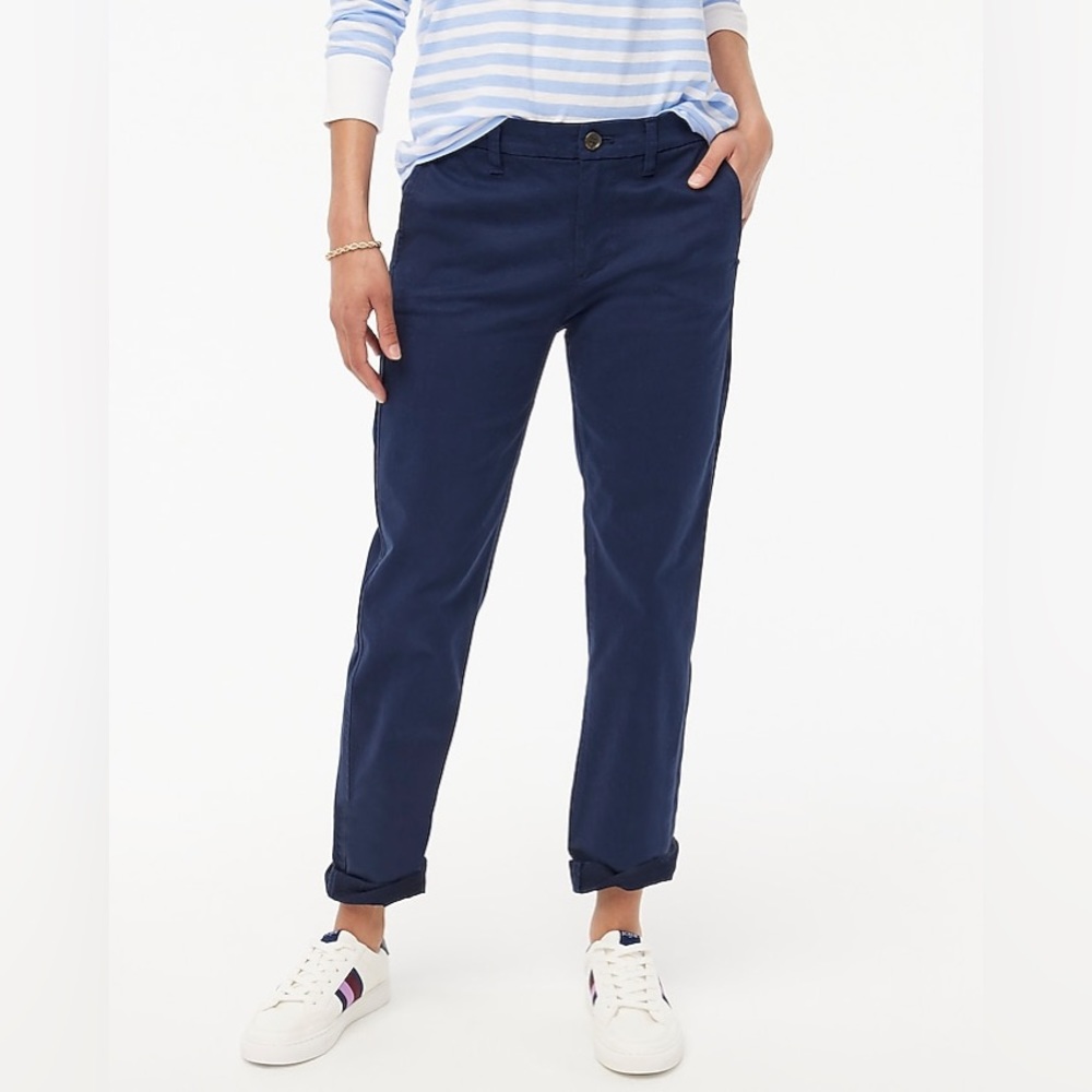 J. Crew Factory High Rise Girlfriend Chino Pant